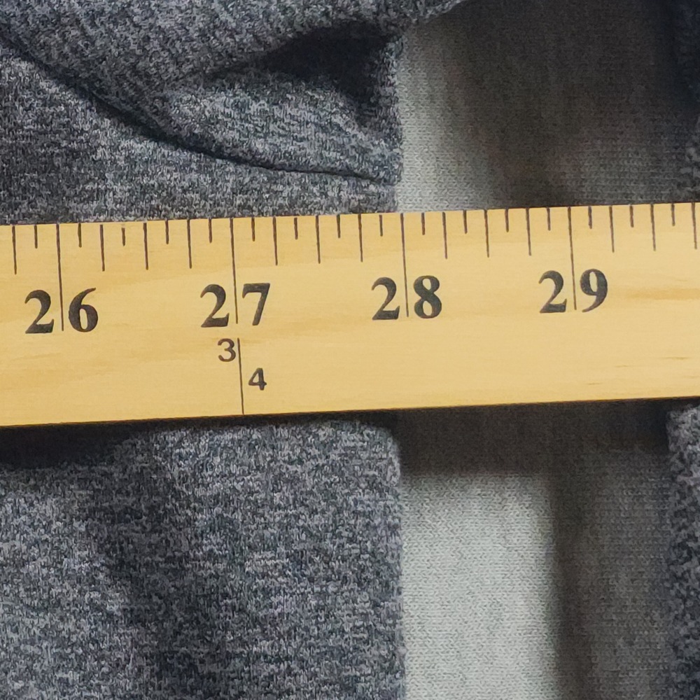 Nike Mens 3XLT 3XL Tall Dri FIT Full Zip Fleece Hoodie Sweatshirt Heather Grey - Picture 9 of 11